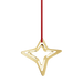 Georg Jensen - Ornament - firetakket stjerne 2021 - Forgyldt