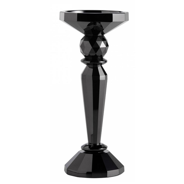 Nordal - Lysestage i krystal, sort