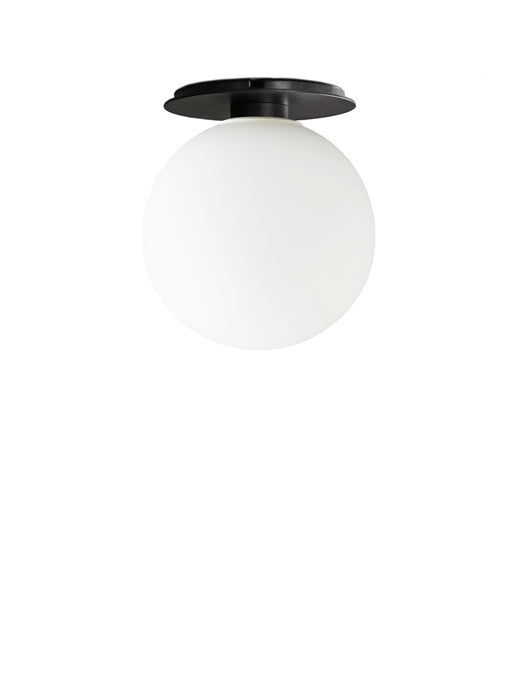 MENU - TR Bulb - Mat Opal - Sort - Loft/Væg Lampe