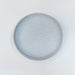 Uh la la - Tallerken - Mat hvid med blå flakes (Ø27cm)