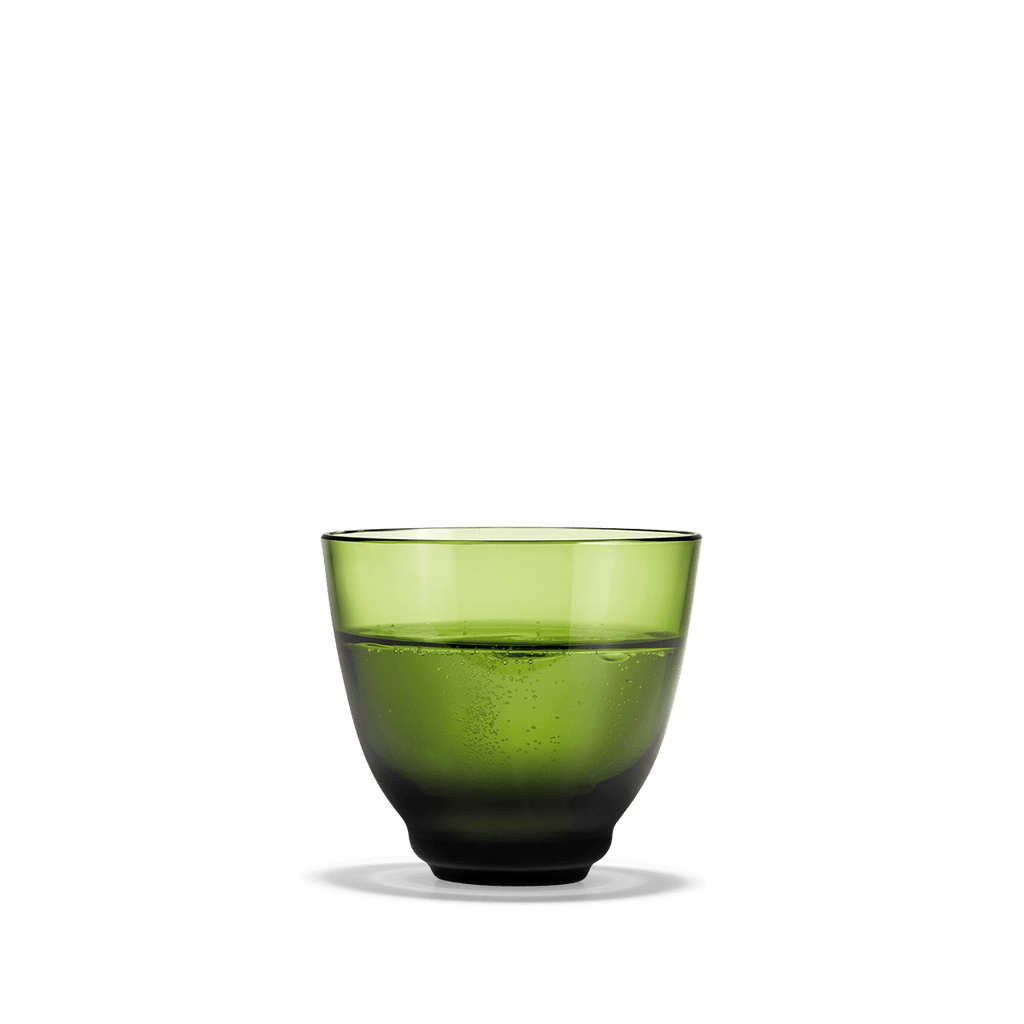 Holmegaard - FLOW - Drikkeglas - Olivengrøn - 35cl - (1 stk.)