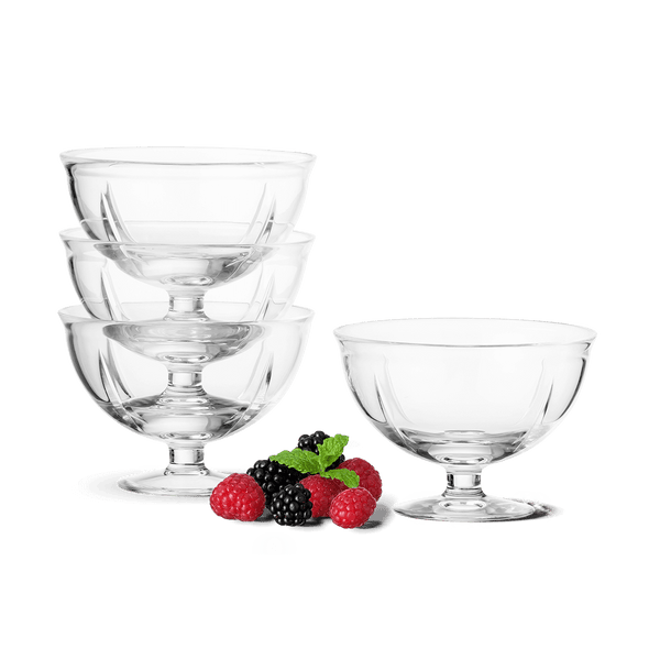 Rosendahl - GRAND CRU SOFT - Skål på fod - Glasskål - Ø12 - 4 stk.