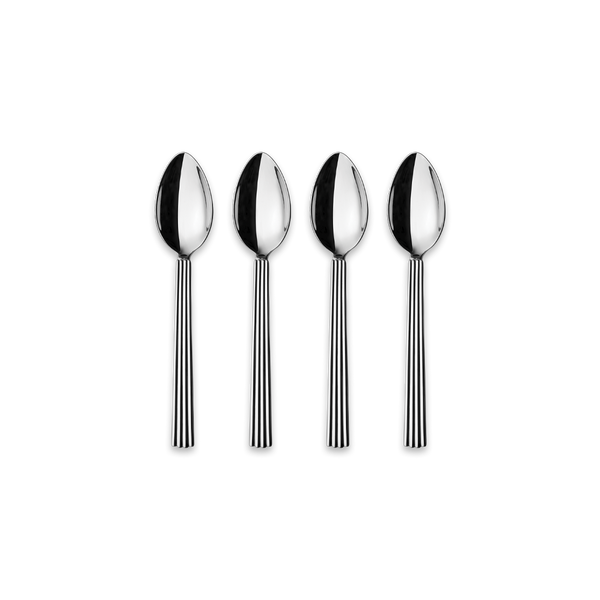 Georg Jensen - Bernadotte - Teskeer - 4 stk. - Rustfrit stål