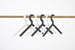 Woud - Illusion hanger - Bøjler 3-pak - Sort