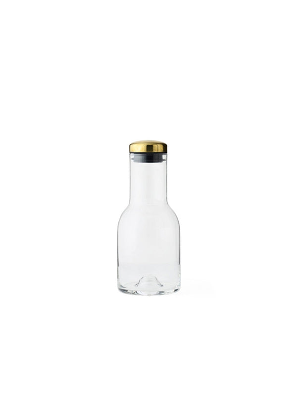 Menu - Water Bottle - 0,5 L - Klar - Messing låg