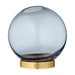 AYTM - Vase- Globe rund - Navy/guld - Flere Størrelser