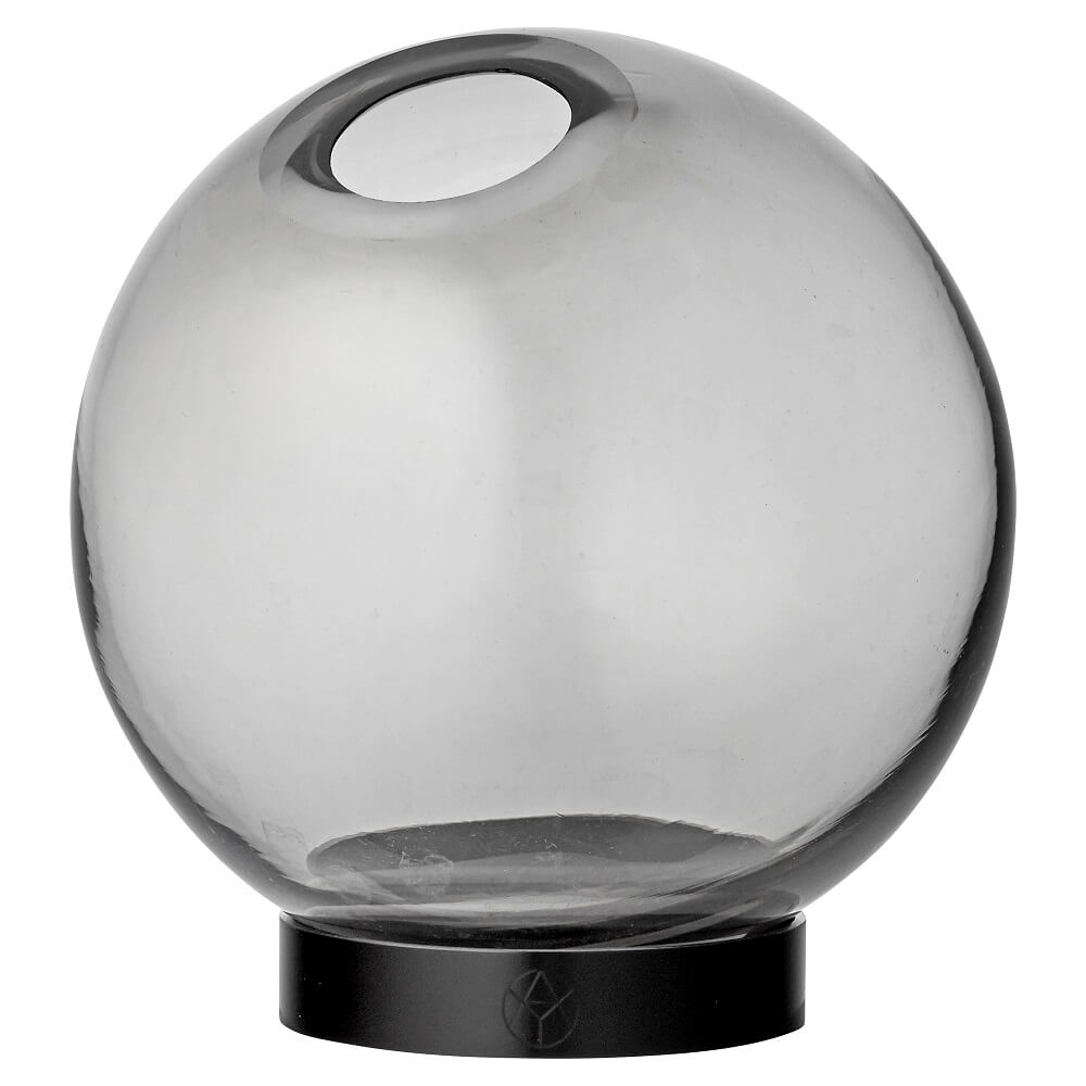 AYTM - Vase- Globe rund - Sort/sort - Flere Størrelser