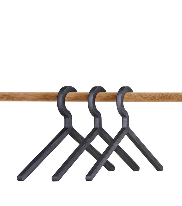 Woud - Illusion hanger - Bøjler 3-pak - Sort