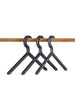 Woud - Illusion hanger - Bøjler 3-pak - Sort