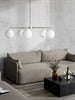 Menu - TR Bulb - Mat Opal - Grå marmor - Bordlampe
