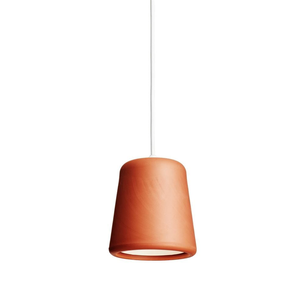 New Works - Lampe - Material Pendel - Terrakotta