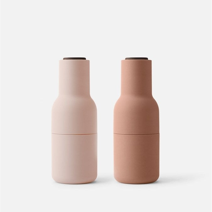 Menu - Salt og Peberkværn - Bottle Grinder - Nudes/Walnut - 2-pack