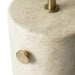 Menu - JWDA - Gulvlampe - Travertine - Brushed Brass