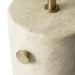 Menu - JWDA - Gulvlampe - Hvid Carrara - Bronzed Brass