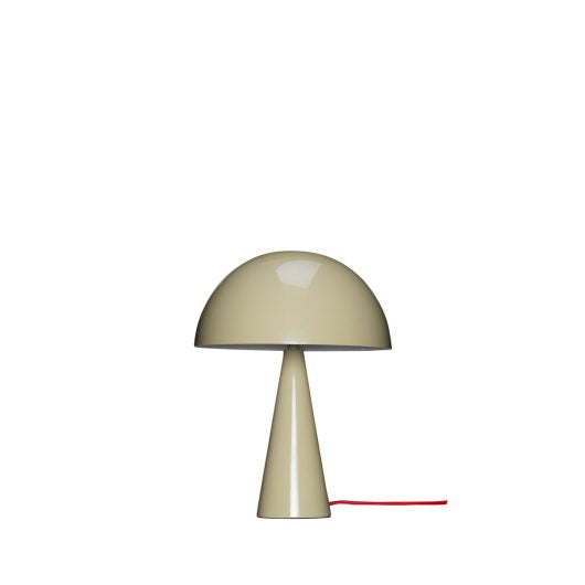 Hübsch - Mush -  Bordlampe - Mini - Sand/Rød