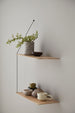 Woud - Stedge shelf - Hylde - Hvidpigmenteret Eg - 60 cm
