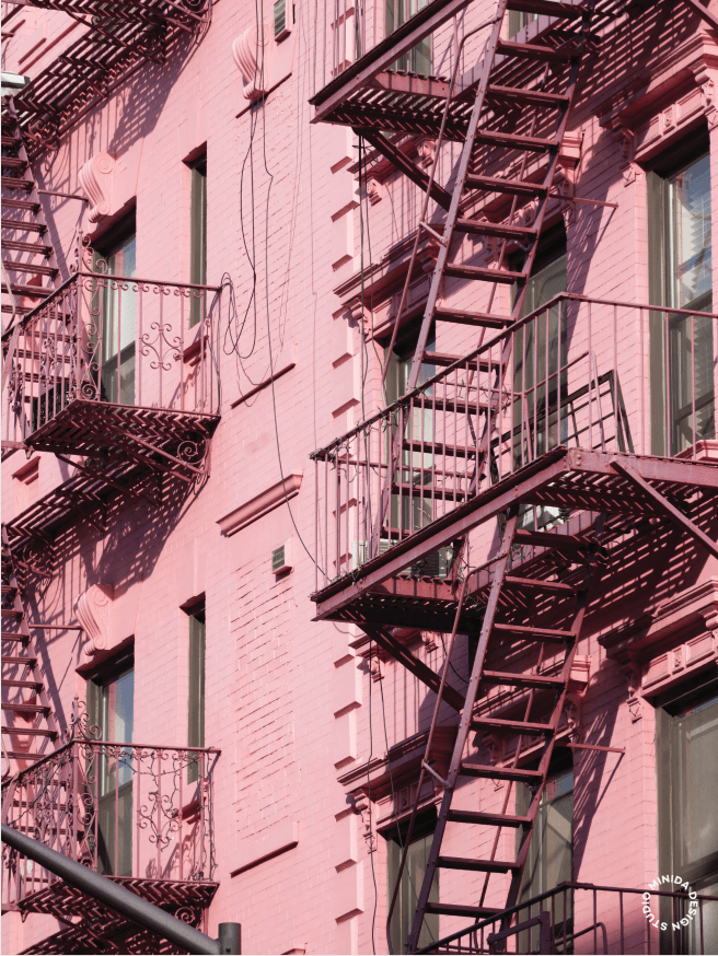 Plakat - Stairs - Minida