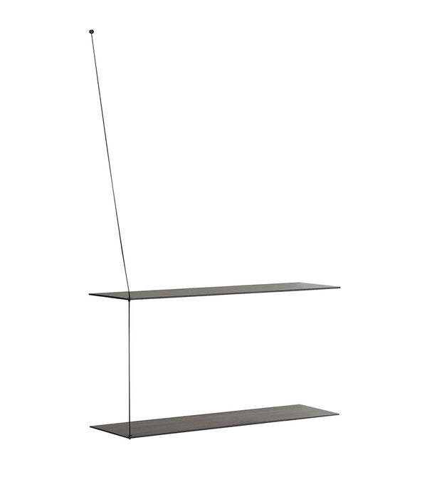 Woud - Stedge shelf - Hylde - Sortmalet Eg - 80 cm