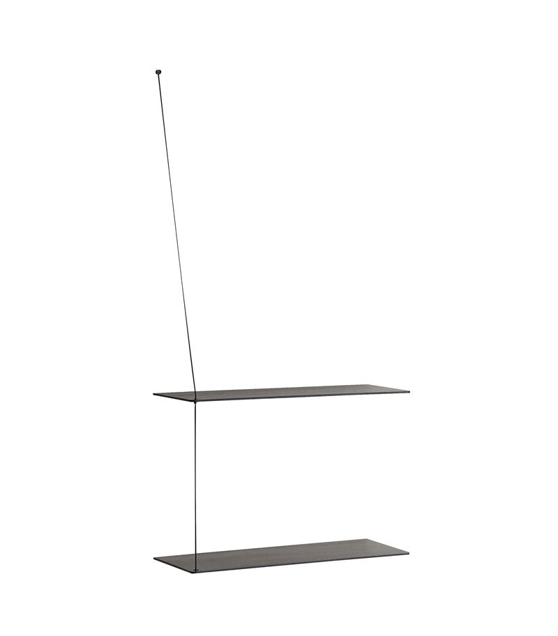 Woud - Stedge shelf - Hylde - Sortmalet Eg - 60 cm