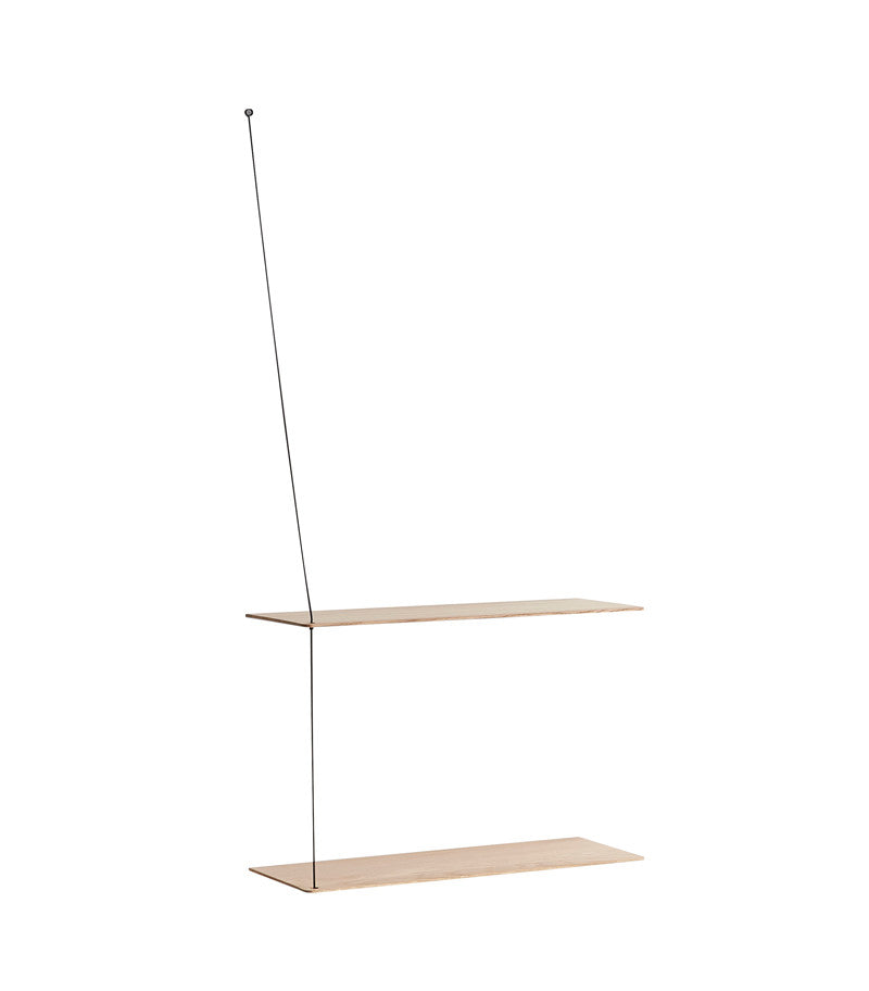 Woud - Stedge shelf - Hylde - Hvidpigmenteret Eg - 60 cm