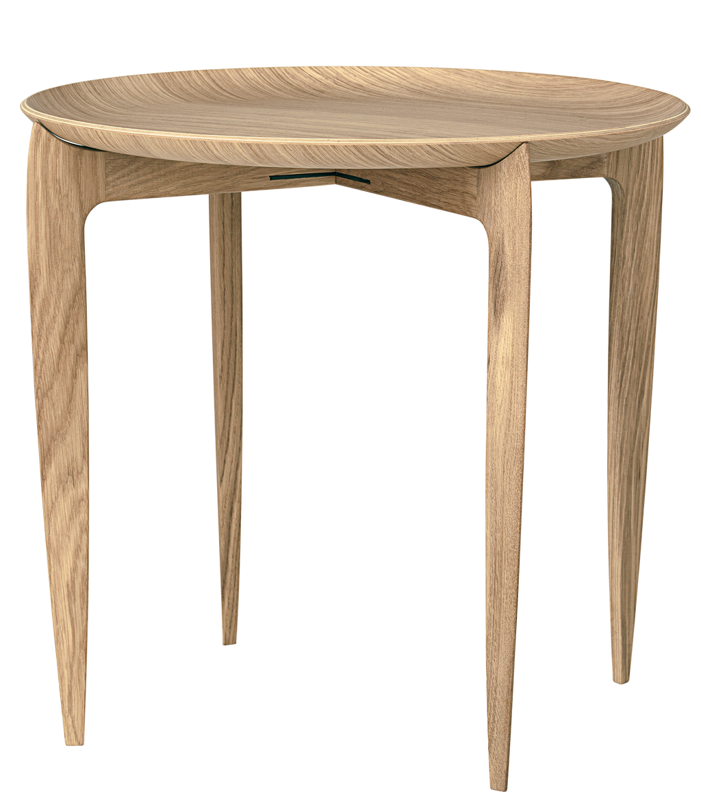 Fritz Hansen - TRAY TABLE - Ø45 - Olieret Eg