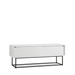 Woud - VIRKA - Skænk / TV-møbel - LAV SORT / EG 120 cm - Flere farver