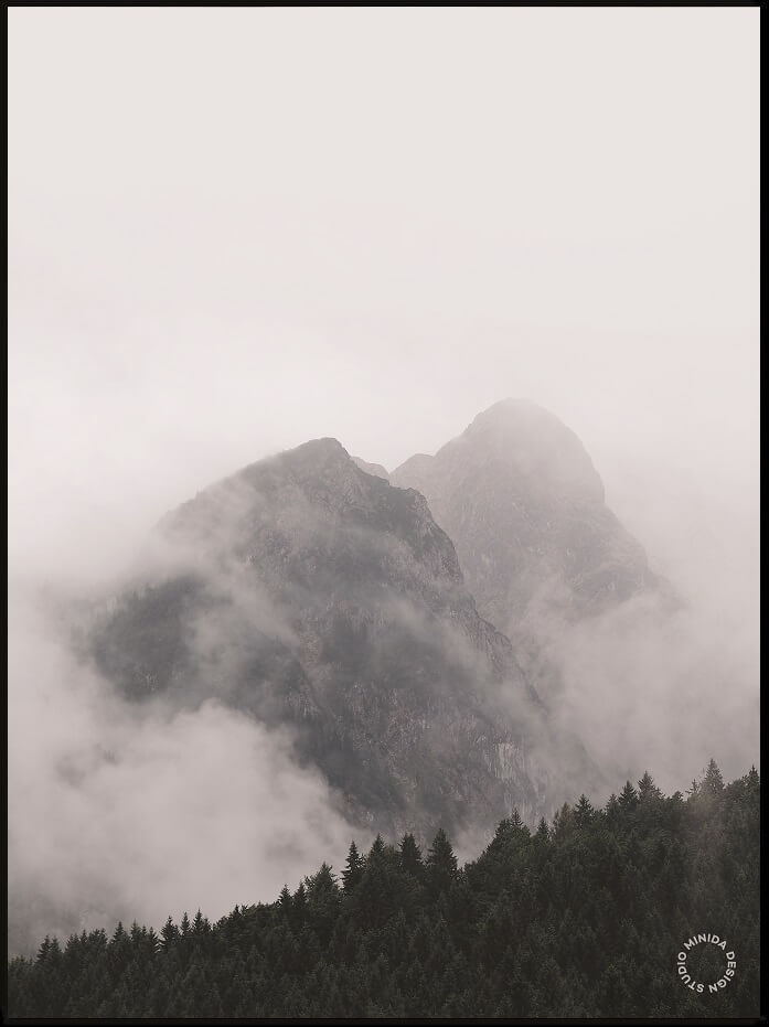 Plakat - Mountains II - Minida
