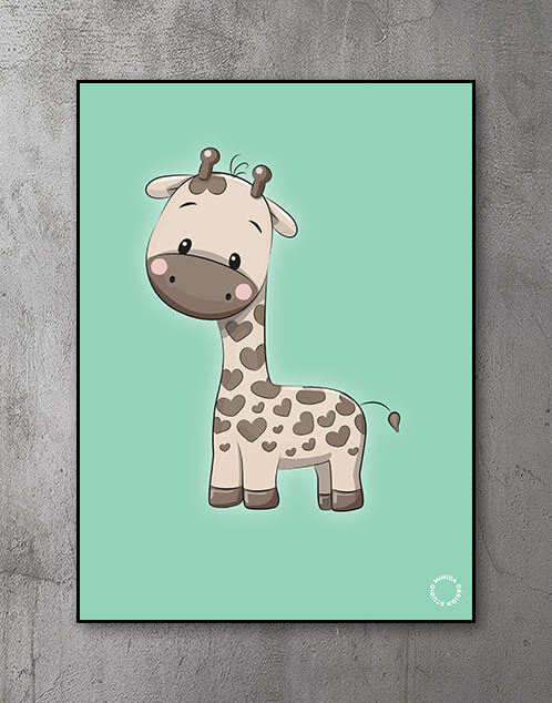 Plakat - Minida - Giraffe