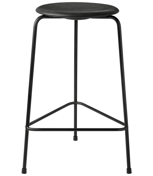 Fritz Hansen - DOT - Barstol - Sort Læder