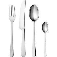 Georg Jensen - Copenhagen - Bestiksæt - 24 dele - 6 kuverter - Rustfrit stål - Mat