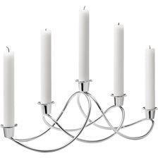 Georg Jensen - Harmony - Lysestage - H14 cm - Rustfrit stål