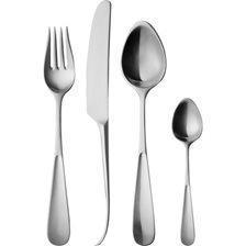 Georg Jensen - Vivianna - Bestiksæt - 16 dele - 4 kuverter - Rustfrit stål - Mat