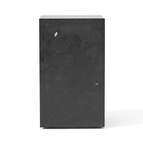 Menu - Plinth Tall - Sort Marquina - Marmorbord