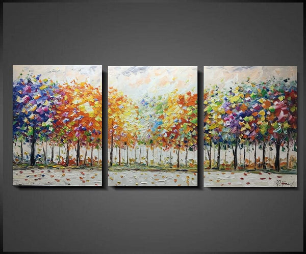 Maleri - Calming Trees- 180x80 cm