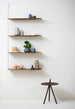 Woud - Stedge shelf - Hylde - Røget Eg - 80 cm