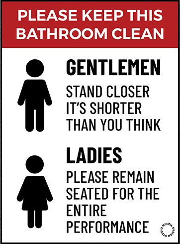 Plakat - Toilet Rules - Minida